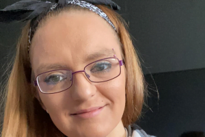 Image showing Dani smiling to the camera