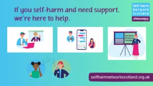 Self Harm Network Scotland Graphic