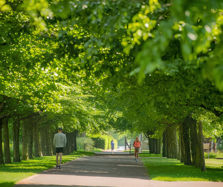 Image of trees on a sunny day.